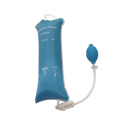 שקית עירוי בלחץ, עם תצוגת לחץ