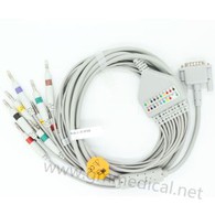 10 עופרת כבל EKG עם עופרת
