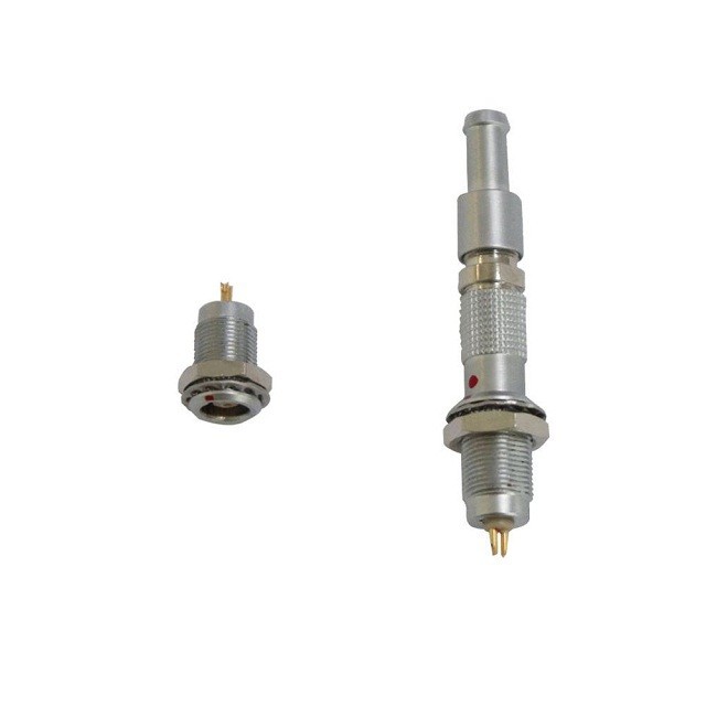 00B Circular Push Pull Metal Connector Cable Plug FGG 2 Pin Fast Automotive Male Contacts