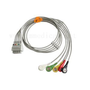 ג 'נרל אלקטריק Marquette Multi-link Leadwire קבע, 5-Lead, הצמדה, IEC, 29in (76cm) & VS 2PIN