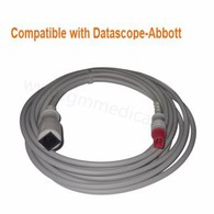 כבל מתאם מתמר IBP תואם Mindray-Datascope-Abbott,5pin זכר>abbott-6pin