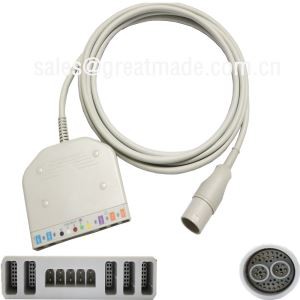 לשימוש עם Lohmeier 98.060.120/A multi-Parameter מטען כבל (IBP * טמפרטורה 2, * 2, 5-עופרת א, Spo2)